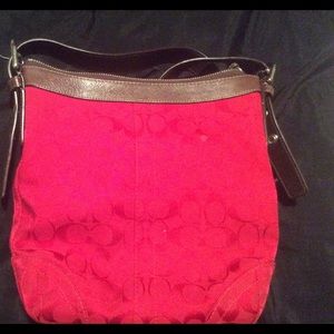 Coach signature crossbody